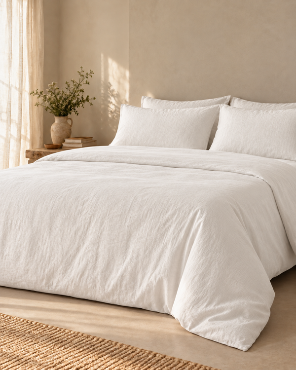 STONE WASHED DUVET COVER
