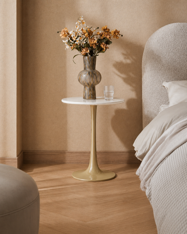 MARBLE SIDE TABLE