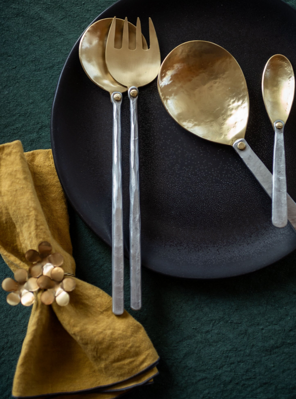 OYA SERVING SPOON AND FORK